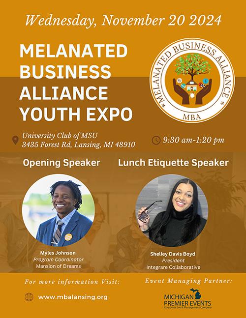 Youth Expo - Opening Speaker, Lunch Etiquette Speaker